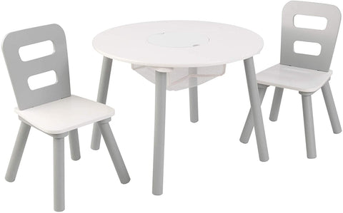 Round Table and 2 Chair Set for Kids