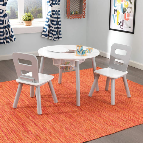 Round Table and 2 Chair Set for Kids