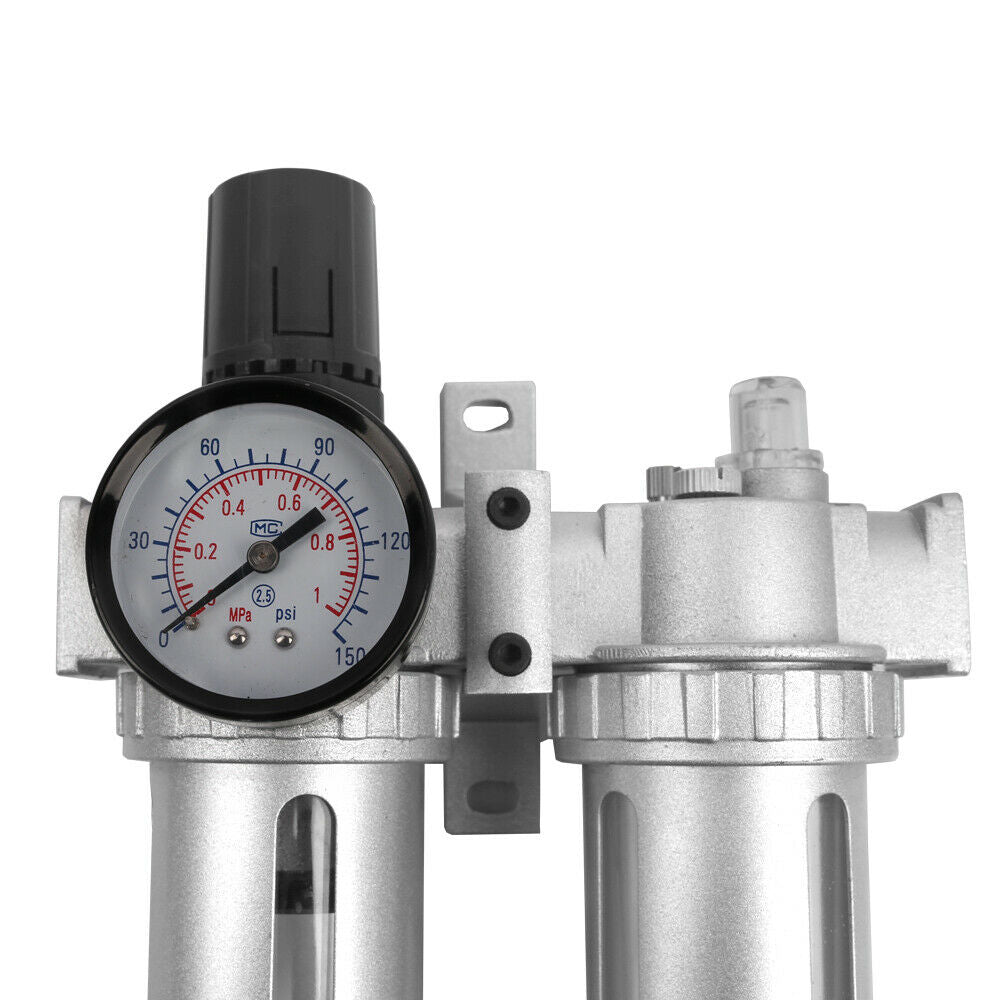 Air Compressor Moisture Filter Water Trap Regulator Mount