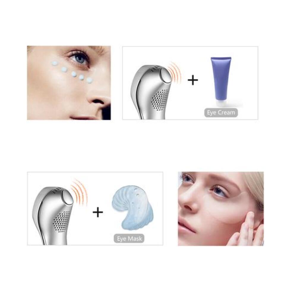 Hot/Cool Sonic Vibration Facial & Eye Massager (Skin Rejuvenator)