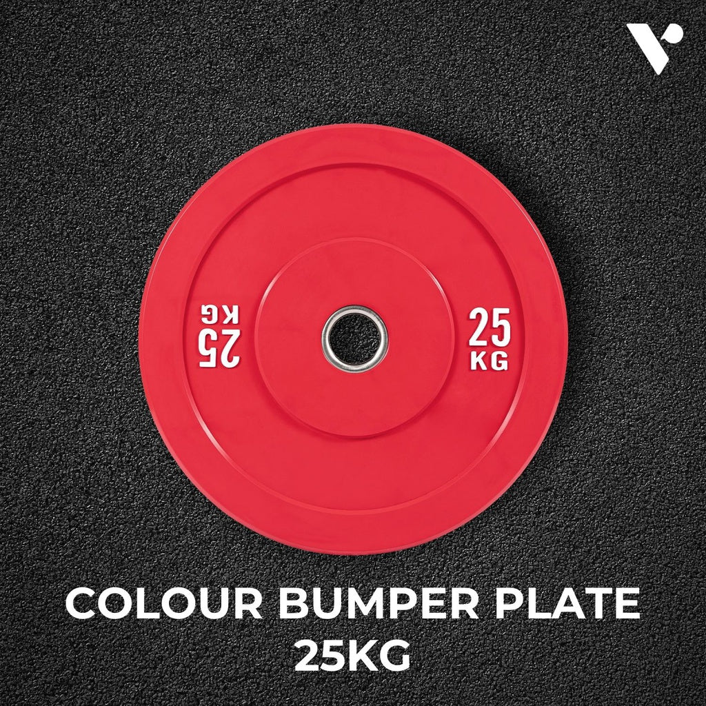 Colour Bumper Plate 25Kg Red
