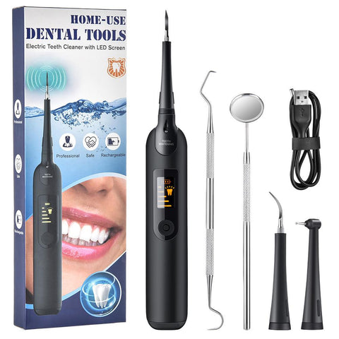 Electric Ultrasonic Dental Tartar Plaque Remover With Led Screen