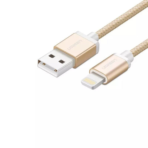 iPhone 8-pin to USB2.0 Sync & Charging Cable 1M Gold