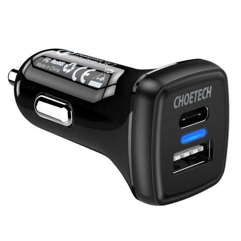 36W Quick Charge 3.0 Usb Type-C Car Charger