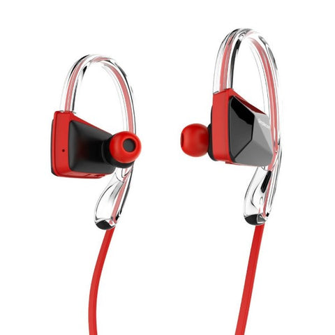 Bluetooth Neckband Sports Headphones With Nfc Red