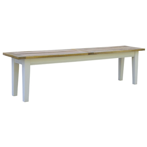 Dining Bench Seat 170Cm Mango Wood French Provincial Furniture