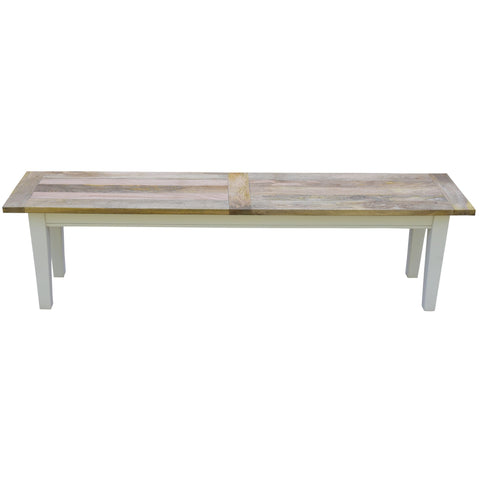 Dining Bench Seat 170Cm Mango Wood French Provincial Furniture