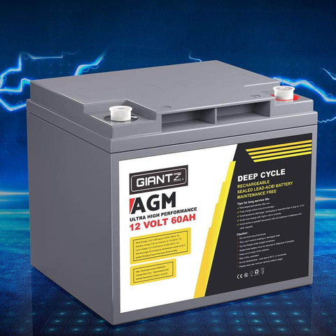 AGM Battery 12V 40Ah/60Ah Deep Cycle Box Portable