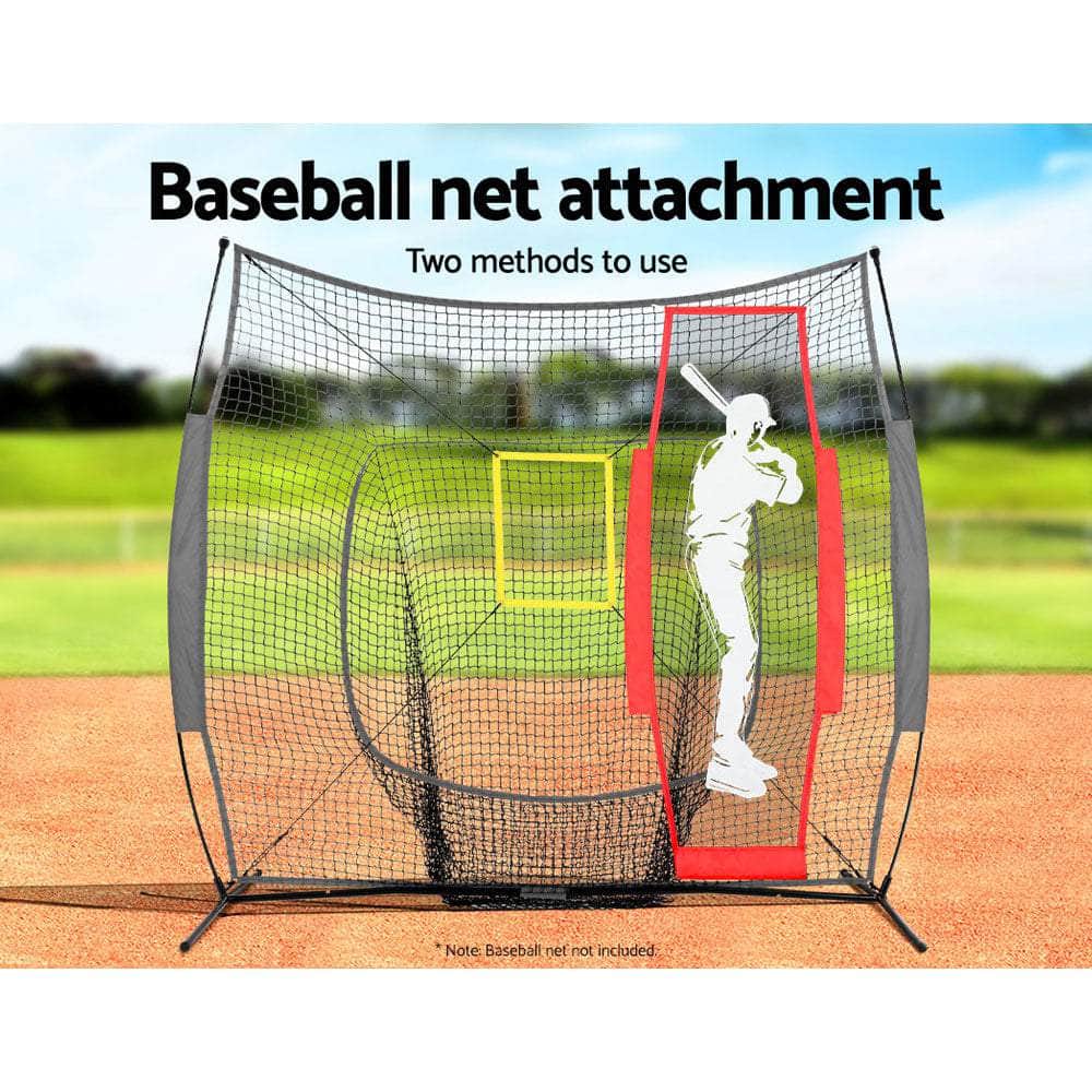All-in-One Baseball Pitching Kit with Rack Rebound Net