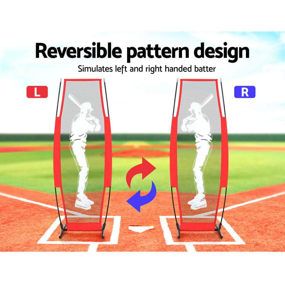 All-in-One Baseball Pitching Kit with Rack Rebound Net