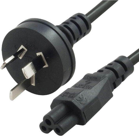 Au Power Lead Cord Cable 2M - 3-Pin To Cloverleaf Plug