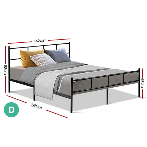 Bed Frame Double Metal Bed Frame SOL