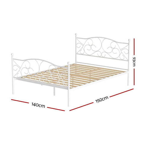 Bed Frame Double Size Metal Bed Frame GROA