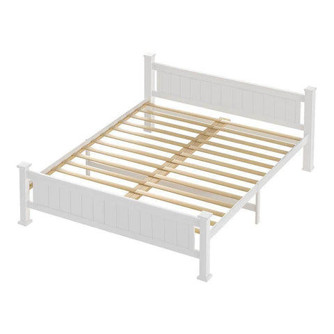 Bed Frame Pine Wooden Timber Base Platform Bedroom Q/D/KS