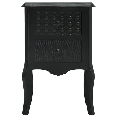 Bedside Cabinet Black