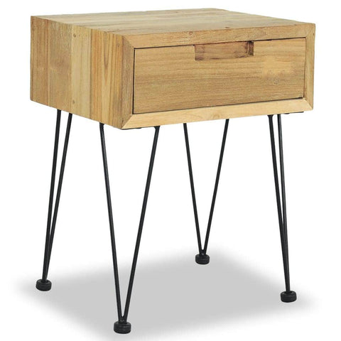 Bedside Cabinet Solid Teak