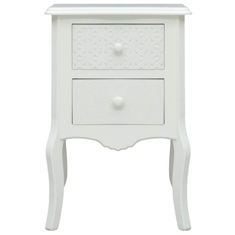 Bedside Cabinet White
