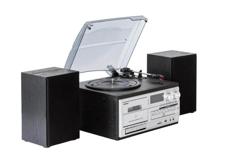 Black Audio System - Turntable, CD, Vinyl & Streaming