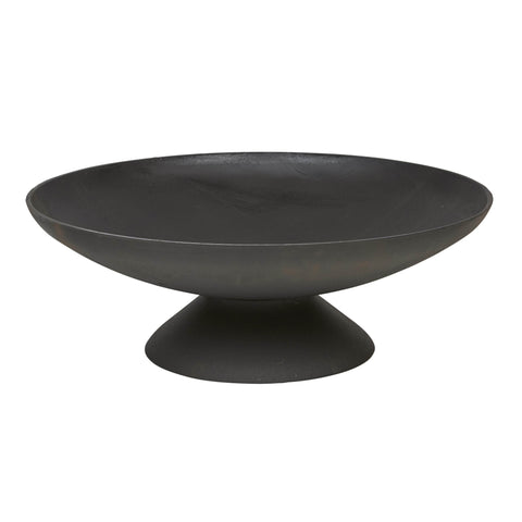 Black Lassen Cast Iron Fire Pit Outdoor