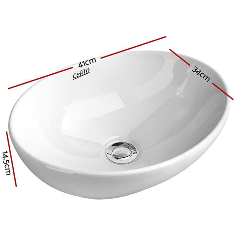 Bathroom Basin Ceramic Vanity Sink Hand Wash Bowl