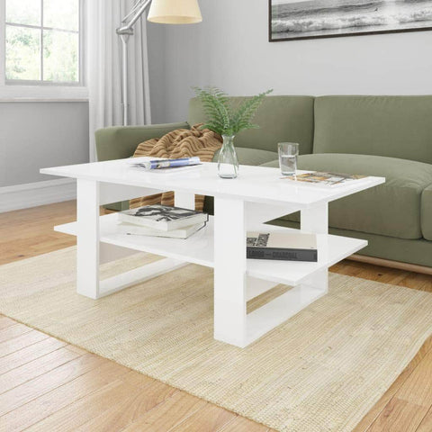 Coffee Table High Gloss White  Chipboard