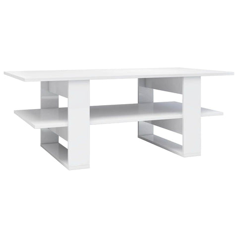 Coffee Table High Gloss White  Chipboard