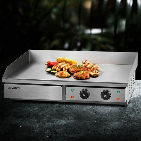 Commercial Electric Griddle BBQ Grill Hot Plate Stainless Steel