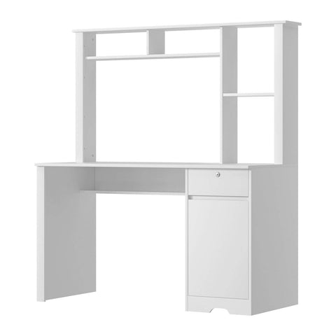 Computer Desk Office Study Desks Table Drawer Bookshelf Cabinet