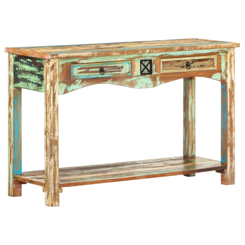 Console Table, Solid Reclaimed Wood
