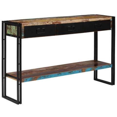 Console Table/ Solid Reclaimed Wood