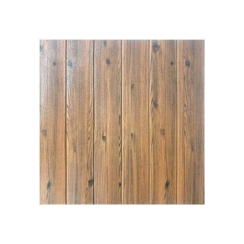Decorative 3D Foam Wallpaper Panels Wood Grain 10Pcs