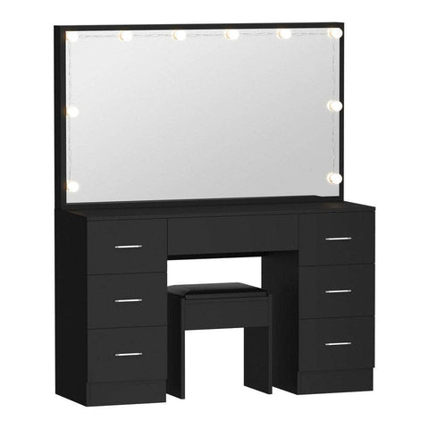 Dressing Table Large Makeup Mirror 10 LED Bulbs