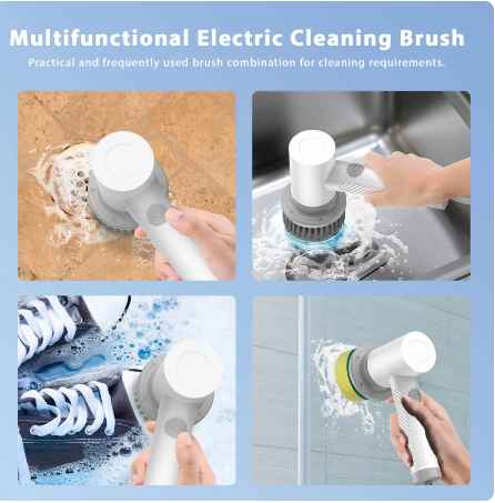 Effortless Cleaning Xiaomi's Wireless Electric Brush Revolutionizes Housework with Kitchen Dishwashing, Bathtub & Tile Expertise