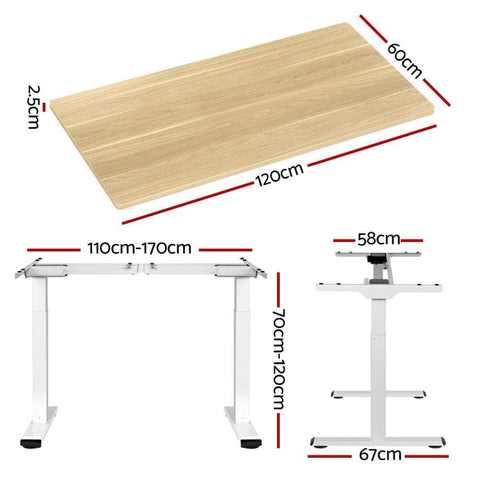 Electric Height Adjustable Sit-Stand Desks in Sleek