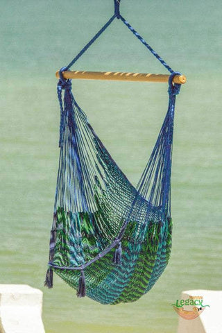 Extra Large Mexican Hammock Chair - Caribe Color