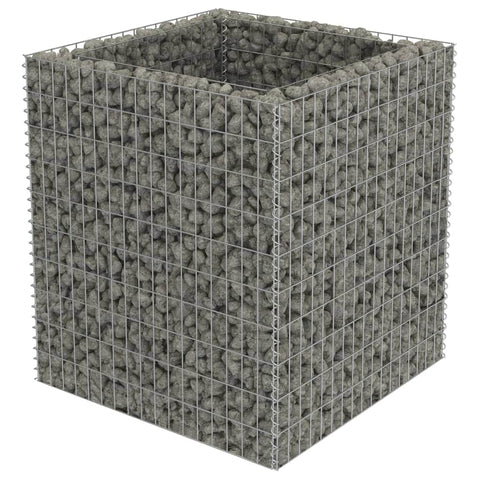 Gabion Planter Galvanised Steel  (Silver)