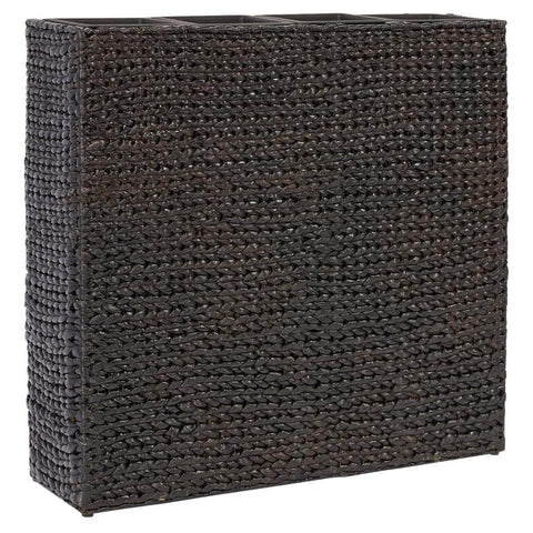 Garden Planter with 4 Pots Water Hyacinth Black