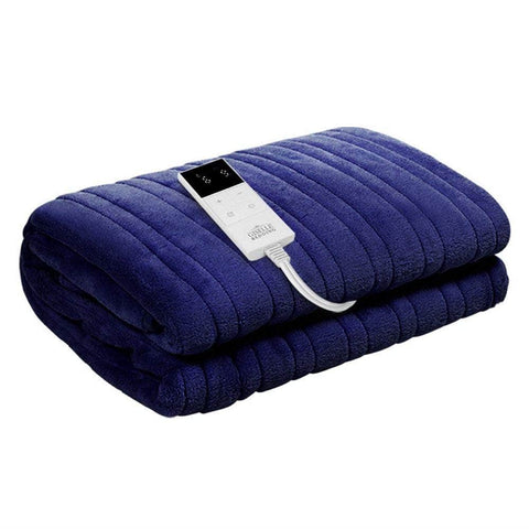 Electric Throw Blanket - Navy