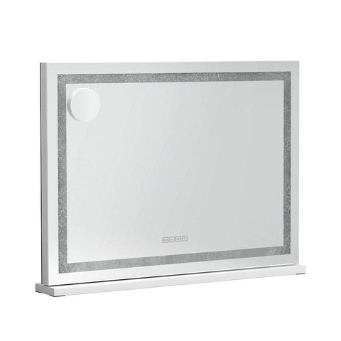 Bluetooth Makeup Mirror 80X58Cm Crystal Hollywood With Light Led Vanity