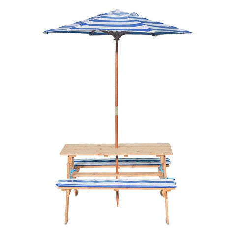 Kids Sunset Picnic Table With Umbrella