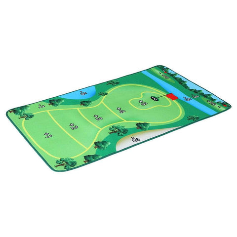 Golf Chipping Game Mat Indoor Outdoor Practiceâ Training Aid Set