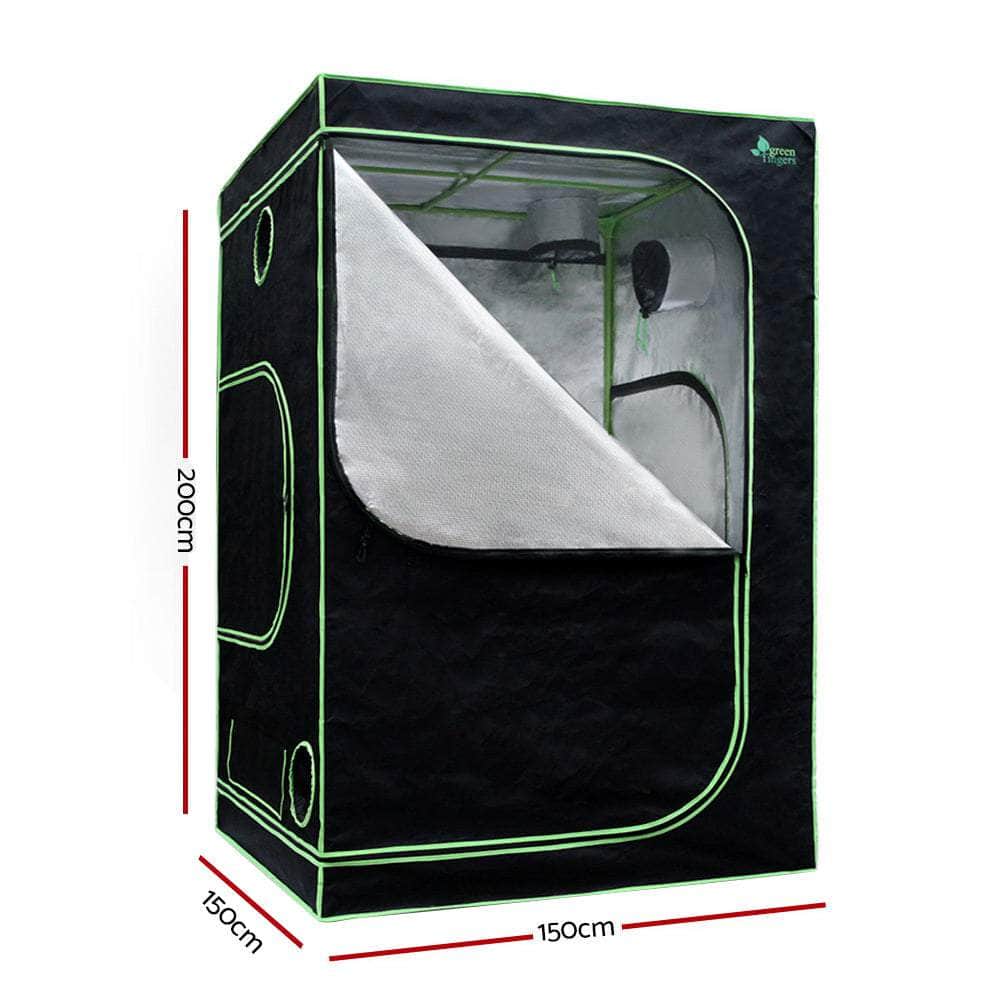 Greenfingers Grow Tent 1000W LED Grow Light 4 Ventilation- 150X150X200cm