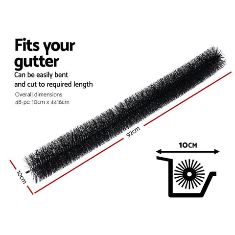 Gutter Guard Brush 44M 92X10Cm 48Pcs