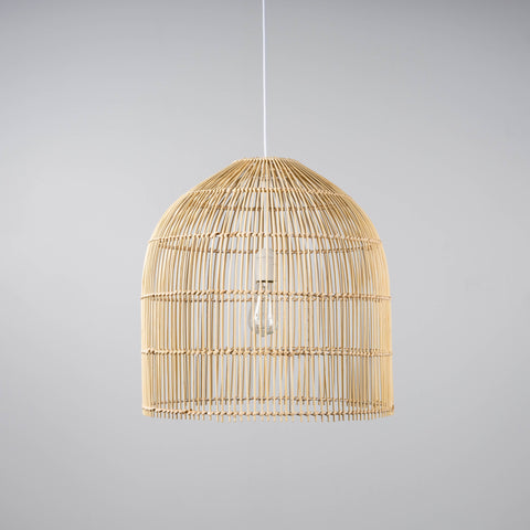 Illuminate in Style with the Siena Wicker Pendant Light: Natural Rattan Cane Elegance