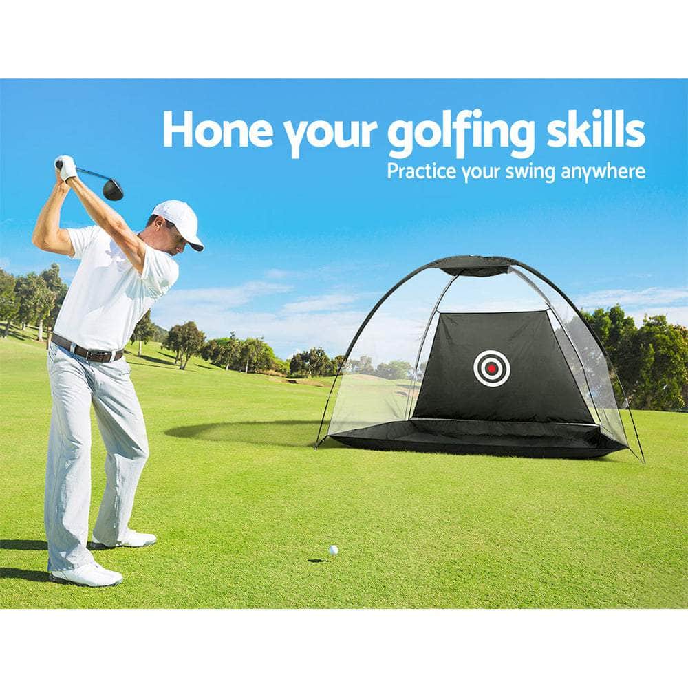 Improve Your Golf Skills with a Practice Net and Training Mat Set