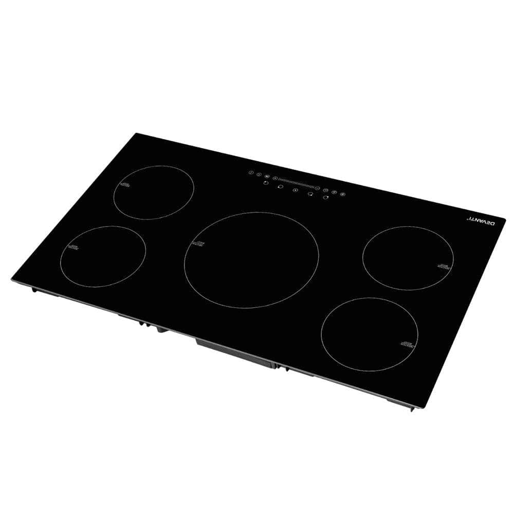Induction Cooktop 90cm Electric Cooker Ceramic 5 Zones Stove Hot Plate