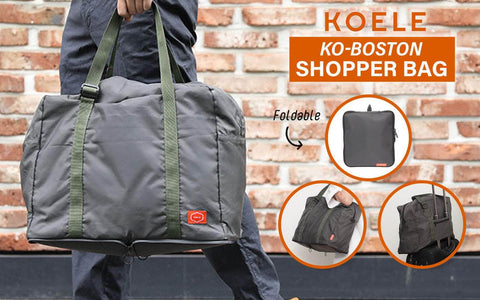 Shopper Bag Travel Duffle Bag Foldable Luggage Nylon