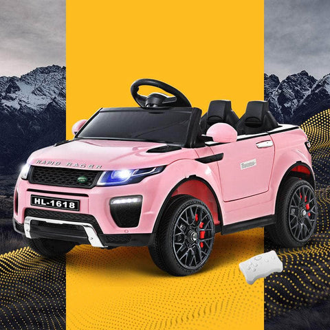 Kids Ride On Car Electric 12V Remote Toy Cars Battery Suv Toys Pink
