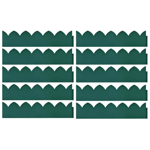 Lawn Edgings 10 pcs Green PP