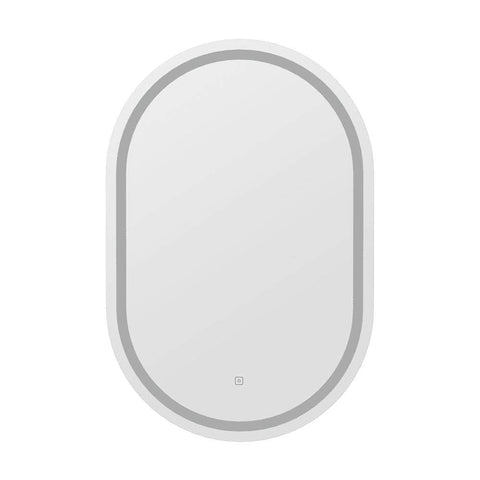 LED Wall Mirror With Light Bathroom Decor Oval Mirrors Vanity